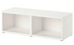 Besta  Basiselement, wit, 120x40x38 cm, Ophalen, 25 tot 50 cm, Minder dan 150 cm, Minder dan 100 cm