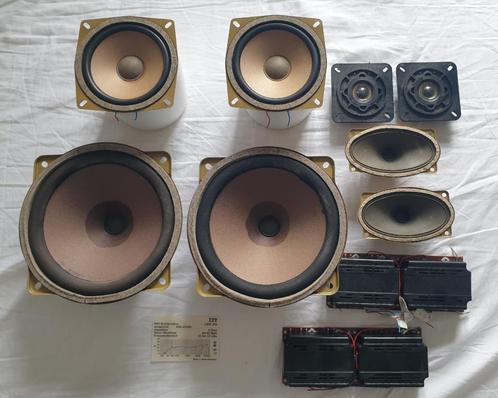 ITT 4-weg set, Audio, Tv en Foto, Luidsprekers, Gebruikt, Front, Rear of Stereo speakers, Minder dan 60 watt, Overige merken, Ophalen of Verzenden