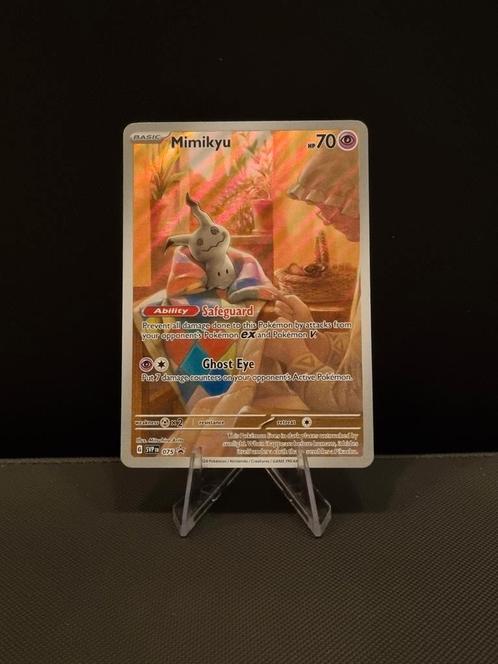 Mimikyu pokemon kaarten / SV Black Star Promo 075, Hobby en Vrije tijd, Verzamelkaartspellen | Pokémon, Nieuw, Losse kaart, Ophalen of Verzenden
