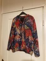 Aparte rood blauwe wijde blouse van Ilona's, maat 44, Verzenden, Maat 42/44 (L), Zo goed als nieuw, Ilona's