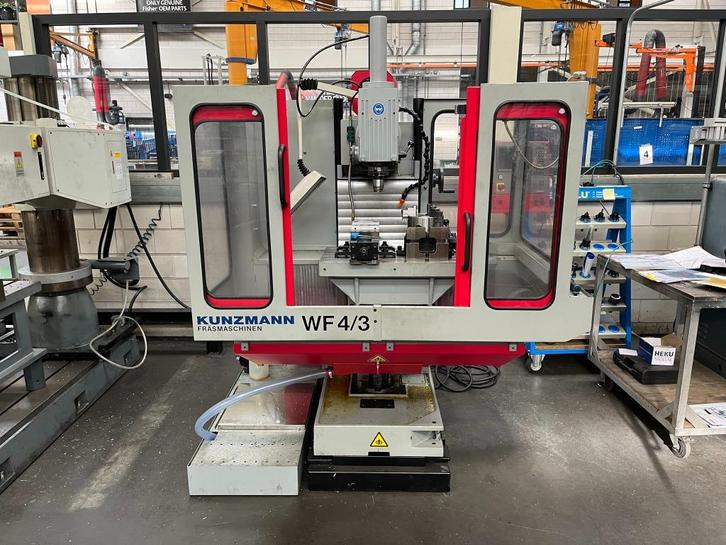 CNC Freesmachine Kunzmann type WF 4/3 TNC 124 (Teach-in), Zakelijke goederen, Machines en Bouw | Metaalbewerking, Ophalen