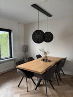 Table du Sud Eettafel + 6 Table du sud stoelen, Huis en Inrichting, Tafels | Eettafels, Eikenhout, Zo goed als nieuw, Vijf personen of meer