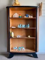 Art deco boekenkast/ open kast/ houten kast, Huis en Inrichting, Kasten | Boekenkasten, 25 tot 50 cm, 100 tot 150 cm, Met plank(en)
