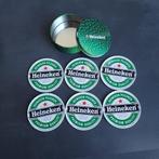 Heineken blikje met onderzetters ZGAN, Ophalen of Verzenden, Zo goed als nieuw, Heineken