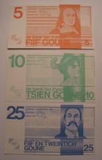 BILJETTEN FRIESLAND, Verzenden, 5 gulden, Setje