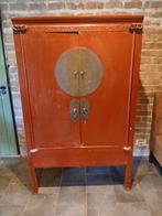 Antieke Chinese Kast Rood, Antiek en Kunst, Ophalen