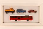 Wiking Mercedes-Benz Set HO 1/87 – 4 voertuigen (2), Ophalen of Verzenden, Zo goed als nieuw, Bus of Vrachtwagen, Wiking