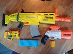 Nerf Fortnite AR-L SR-blaster en minigun, Ophalen of Verzenden, Gebruikt