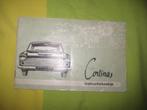 FORD CORTINA Mk1 NL-tekst i.z.g.st. INSTRUCTIEBOEK zeldzaam, Auto diversen, Ophalen of Verzenden