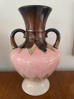 Vintage Vaas 30 cm hoog, Gebruikt, Overige kleuren, Aardewerk of Porselein, Ophalen of Verzenden
