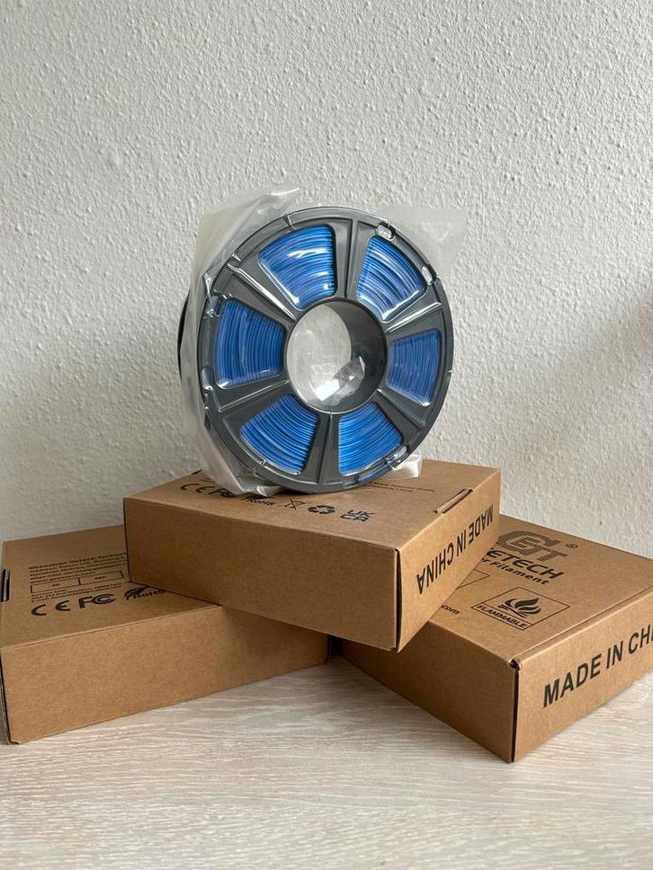 PLA Silk filament 1kg Royal Blauw 1,75mm 3d filament, Computers en Software, 3D-printerbenodigheden, Nieuw, Ophalen of Verzenden