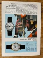 Zenith horloges originele advertenties diverse vintage, Ophalen of Verzenden, Gebruikt, Overige typen