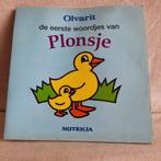 Olvarit de eerste woordjes van PLONSJE Nutricia 1985, Ophalen of Verzenden, Zo goed als nieuw