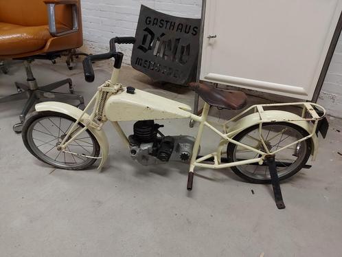 Vintage kermis draaimolen brommer oude motorfiets antiek, Antiek en Kunst, Antiek | Speelgoed, Ophalen of Verzenden