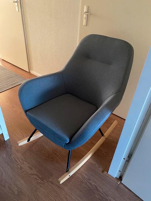 Schommelstoel Nebel lichtblauw, Huis en Inrichting, Fauteuils, Ophalen