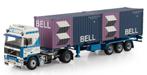 WSI VOLVO F12 + TRAILER + CONTAINERS - TAALE TRANSPORT, Wsi, ., Nieuw, Ophalen of Verzenden