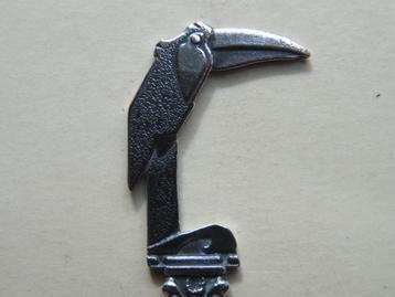 Verzilverd lepeltje Toekan (Logo Van der Valk) beschikbaar voor biedingen