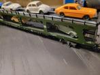 Marklin 4074 met 8 autootjes en doos, Wisselstroom, Gebruikt, Wagon, Ophalen of Verzenden
