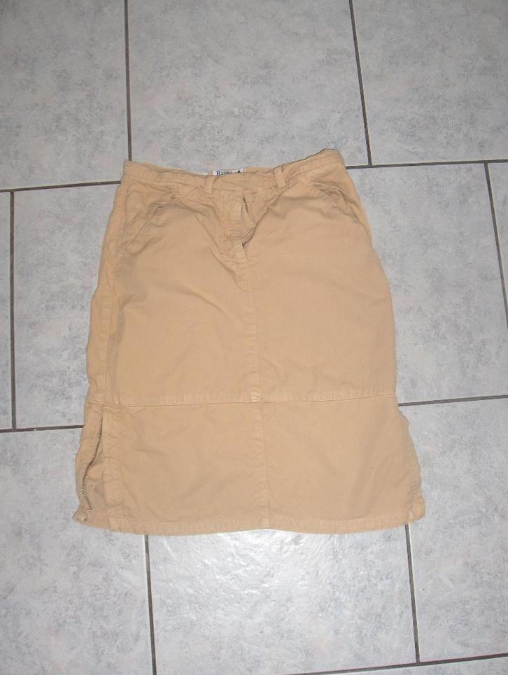 Zand bruin katoenen college rok RIVER WOODS 140 goede staat, Kinderen en Baby's, Kinderkleding | Maat 140, Gebruikt, Meisje, Jurk of Rok