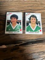 Panini Mexico 86 #115 en #117, Sticker, Zo goed als nieuw, Verzenden