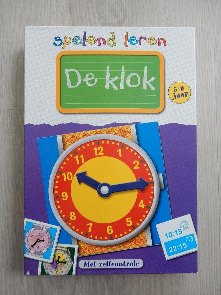 Spelend Leren spel: De Klok 5-9 jaar, Kinderen en Baby's, Speelgoed | Educatief en Creatief, Zo goed als nieuw, Ophalen of Verzenden