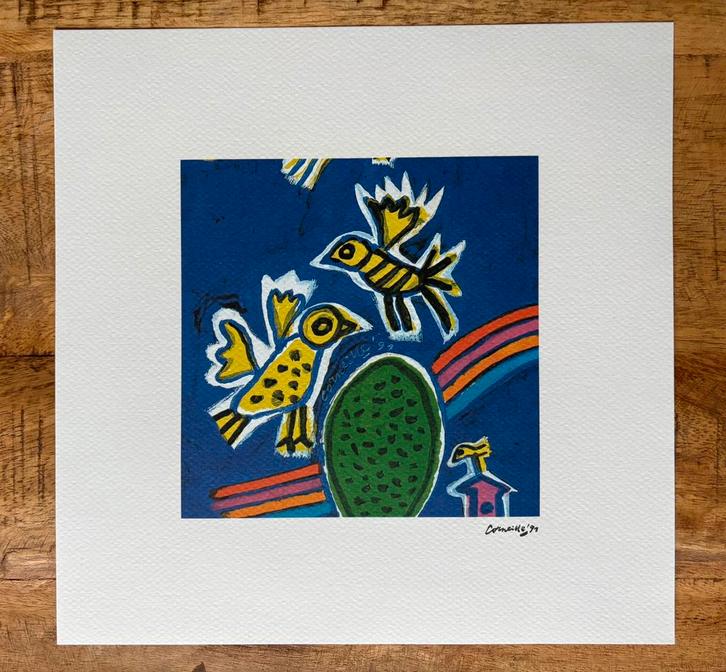 Corneille Litho 'The Tie' - 1991, Antiek en Kunst, Kunst | Tekeningen en Foto's, Ophalen of Verzenden
