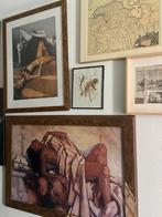 Diverse schilderijen / kunstwerken – zie foto’s, Antiek en Kunst, Ophalen of Verzenden