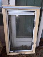 Aluminium raamkozijn met glas, Gevelraam of Ruit, Gebruikt, 80 tot 120 cm, Ophalen of Verzenden