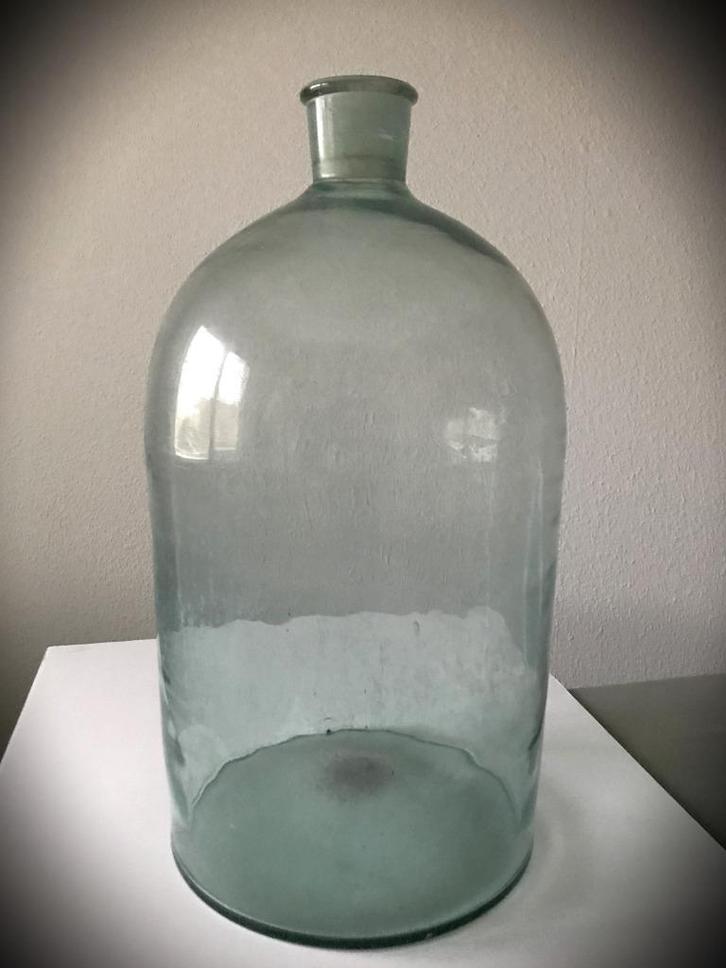 FLES (antiek; 20 liter; uit laboratorium/apotheek), Antiek en Kunst, Antiek | Glas en Kristal, Ophalen