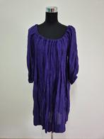 J592 - Paarse Cora Kemperman jurk maat L (1), Kleding | Dames, Maat 38/40 (M), Paars, Ophalen of Verzenden, Zo goed als nieuw