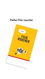 Pathe film vouchers, Tickets en Kaartjes, Drie personen of meer, Vrijkaartje alle films