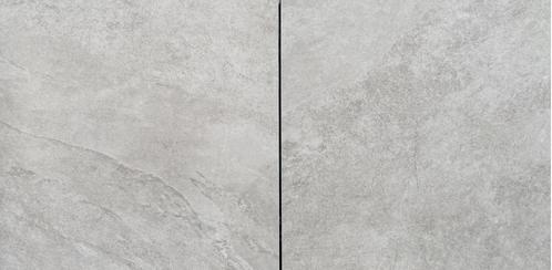 Topkwaliteit Kera-beton 60x60x4 Slate Greige, Tuin en Terras, Tegels en Klinkers, Nieuw, Terrastegels, Keramiek, 10 m² of meer