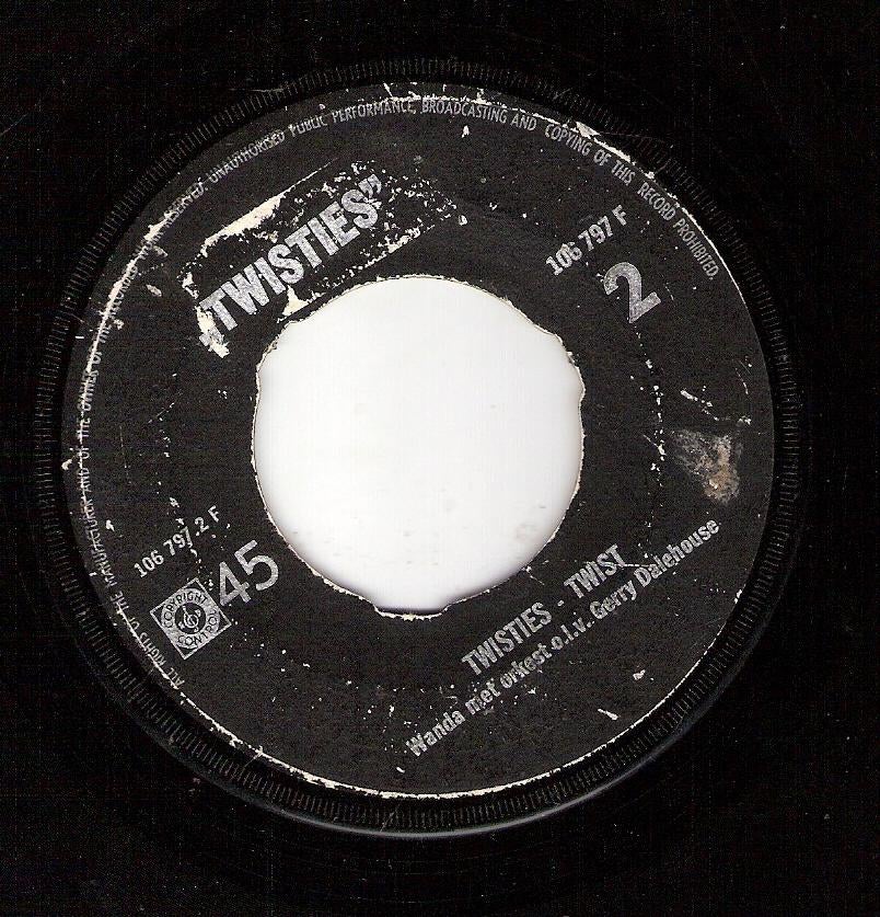 INDOROCK /TWIST - Wanda - Twisties Twist promosingle 1962, Ophalen, Gebruikt, Pop