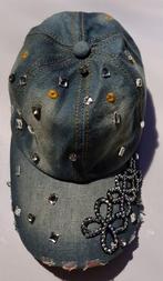 Vintage Denim Pet met Strass nieuw, Ophalen of Verzenden, Nieuw, One size fits all, Pet