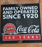 Emaille Reclamebord Ozarks Coca Cola 100 years 30,5x30,5 cm, Antiek en Kunst, Ophalen of Verzenden