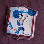 JAPAN: Blikken Speld Olympische Spelen Tokyo 1964, Verzenden, Gebruikt, Sport