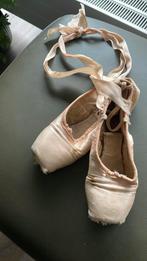 Brocante ballerina’s, roze satijnen spitzen vintage, Ophalen of Verzenden