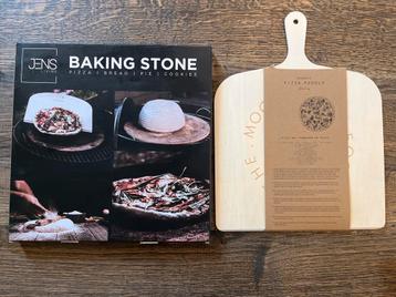 Jens Living Pizza Baksteen + Pizzaschep - Nieuw beschikbaar voor biedingen