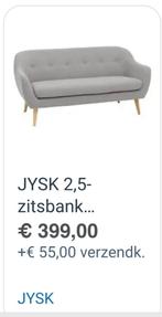 Bank lichtgrijs jysk AGEDAL als nieuw!, 150 tot 200 cm, Minder dan 75 cm, Bohemian, romantisch, Rechte bank