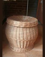 Grote rieten mand, Ophalen of Verzenden, Zo goed als nieuw, Rechthoekig, Riet