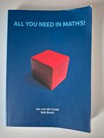 All you need is maths!, Boeken, Ophalen of Verzenden, Beta, Zo goed als nieuw, HBO