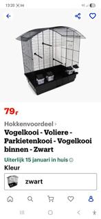 Vogelkooi 1 week gebruikt., Dieren en Toebehoren, Ophalen, Zo goed als nieuw, Metaal, Vogelkooi