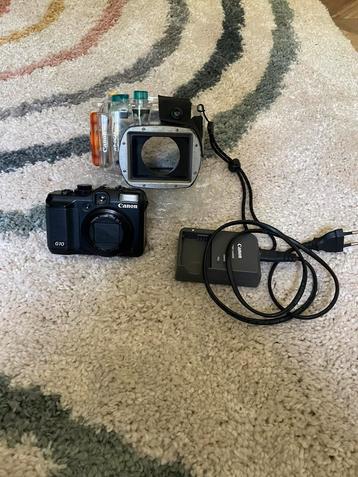 Canon Powershot G10 met onderwaterhuis beschikbaar voor biedingen