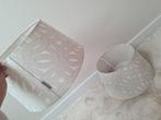 2 Lampenkappen Riviera Maison créme beige, Beige, Rond, Ophalen of Verzenden, Zo goed als nieuw