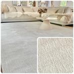 Viscose vloerkleed - jean creme/wit - fotoshoot, Ophalen, 200 cm of meer, Zo goed als nieuw, Crème