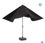 Parasol 3x2m wind-up inclusief voet (meerdere beschikbaar), Ophalen, Zo goed als nieuw, Zweefparasol