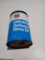 Chevron  olieblik  outboard  VOL blik, Ophalen of Verzenden, Zo goed als nieuw