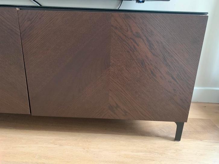 Ikea besta tv meubel deurtjes visgraat, Huis en Inrichting, Kasten | Televisiemeubels, Zo goed als nieuw, Minder dan 100 cm, 25 tot 50 cm