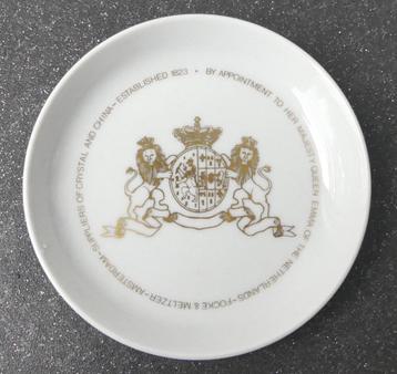 Focke & Meltzer schaaltje porselein hofleverancier wapenschi beschikbaar voor biedingen