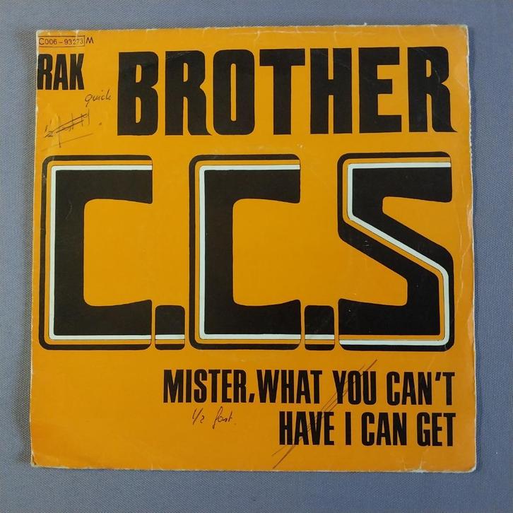 45t. c.c.s. brother. ex, Cd's en Dvd's, Vinyl Singles, Single, 7 inch, Ophalen of Verzenden